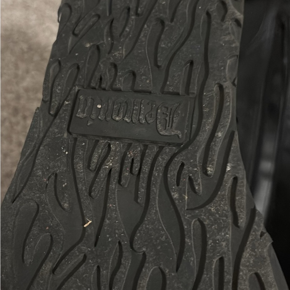 Demonia Black Lace-Up Gothic Boots - Picture 5 of 5